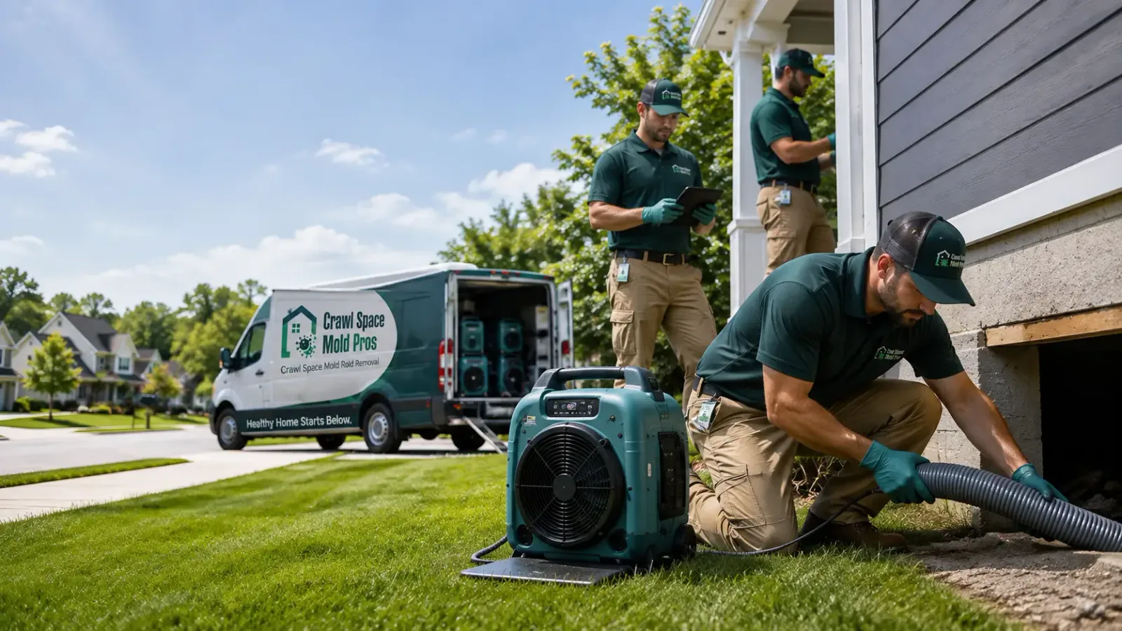 Crawl Space Mold Removal in Ayer, MA